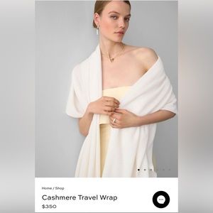 White & Warren Cashmere Travel Wrap